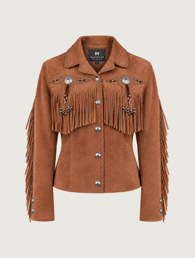 Mavericks Women's Beaded Fringe Jacket