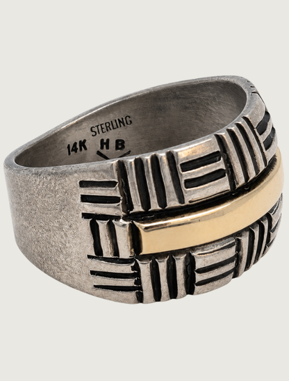 Herbert Begay SS/14KY Woven Ring