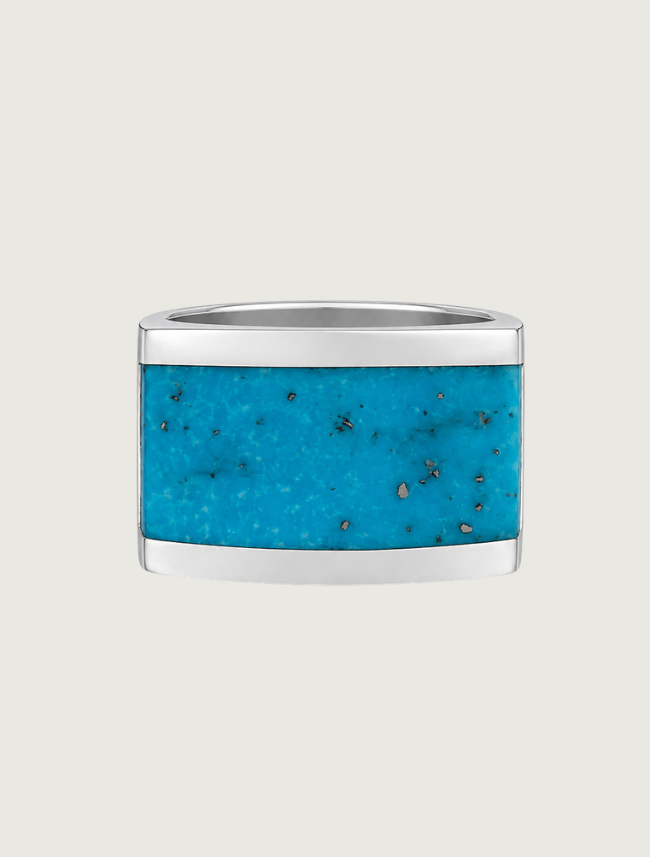Sterling Silver Turquoise Inlay Ring