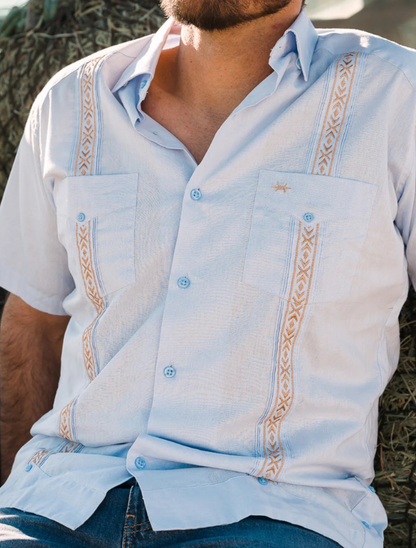 Texas Standard Tejas Guayabera in Benavides Oro