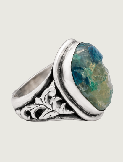 Lee Downey Sterling Silver Skull Ring