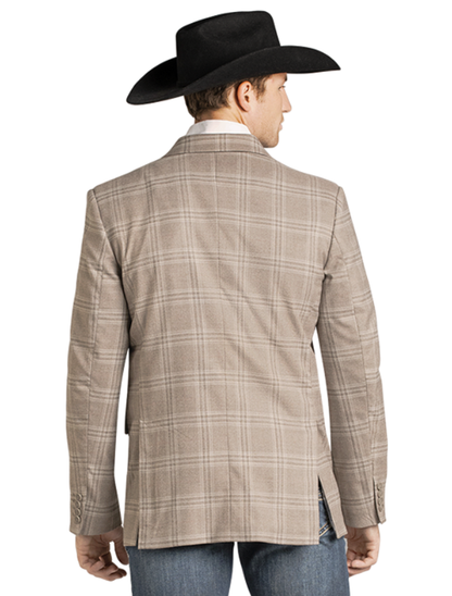 Rock & Roll Denim Men's Plaid Sport Coat