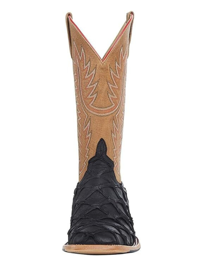 Horse Power Men's Black Matte Big Bass Square Toe Boot