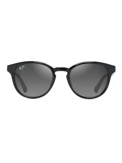 Maui Jim Hiehie in Shiny Black with Trans Light Grey / Neutral Grey