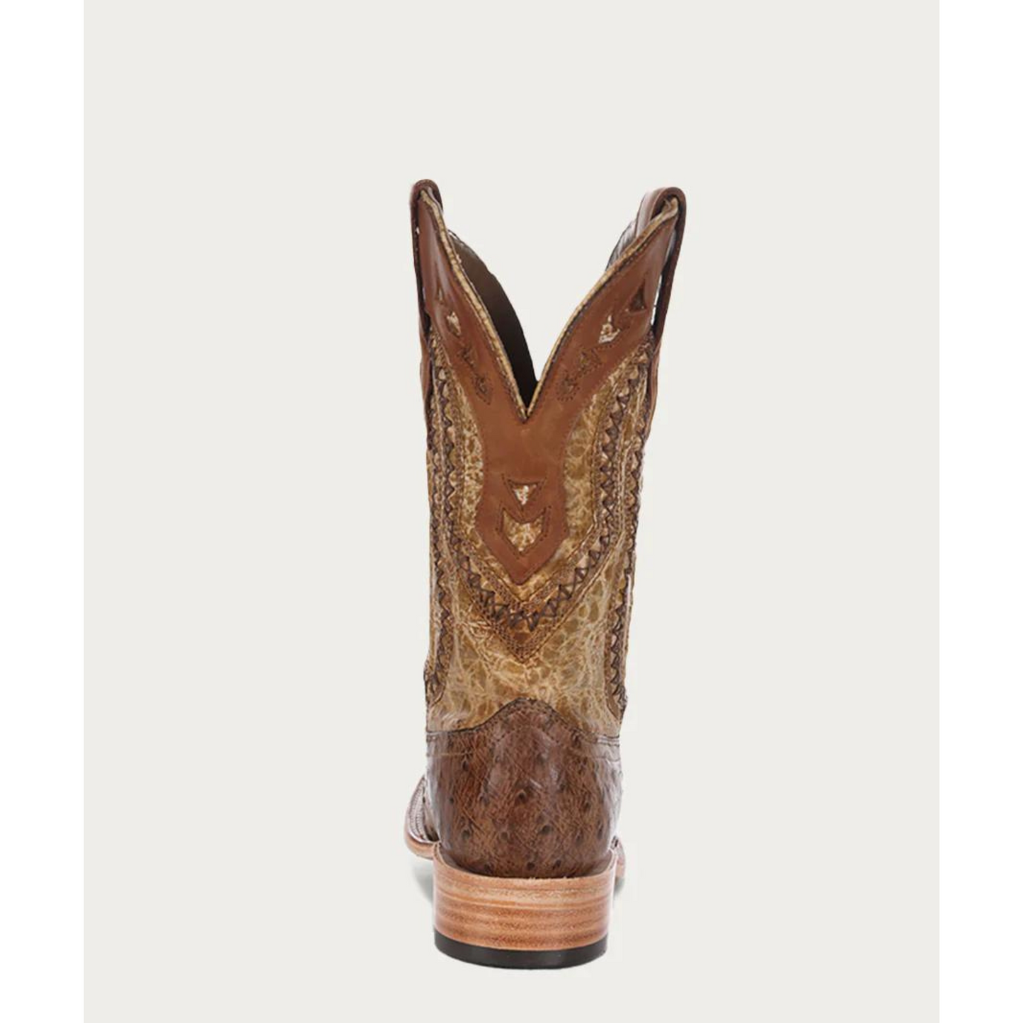 Ostrich Overlay & Embroidery Boot