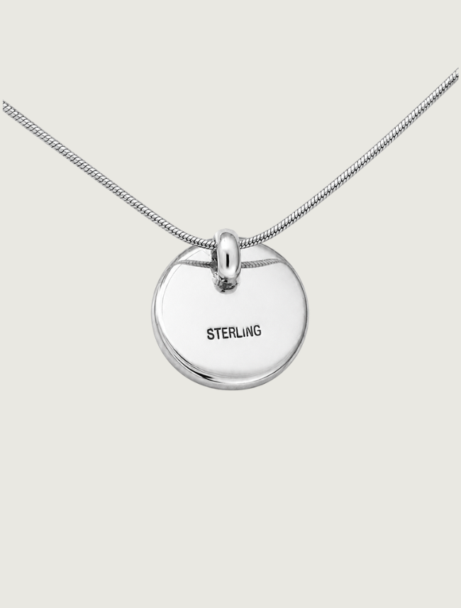 Sterling Silver Turquoise Inlay Necklace