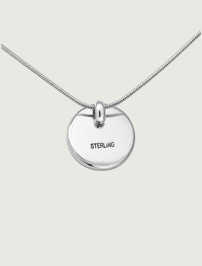 Sterling Silver Turquoise Inlay Necklace