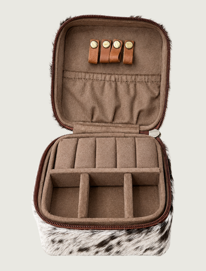 Mavericks Cowhide & Tooled Leather Jewelry Case