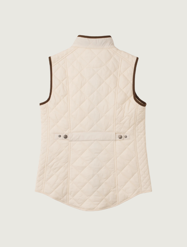 Madison Creek Vista Quilted Nylon Vest in Snow