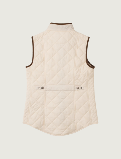 Madison Creek Vista Quilted Nylon Vest in Snow
