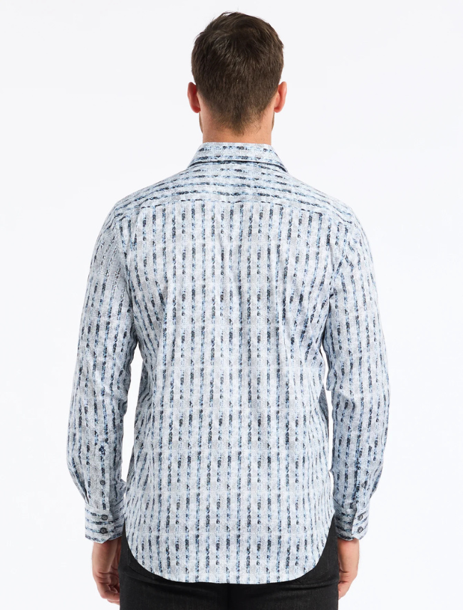 Robert Graham Men's Wooster Long Sleeve Button Down Shirt in White