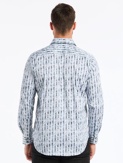 Robert Graham Men's Wooster Long Sleeve Button Down Shirt in White