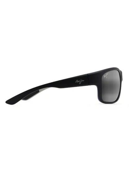 Maui Jim Southern Cross in Soft Black with Sea Blue & Grey / Neutral Grey