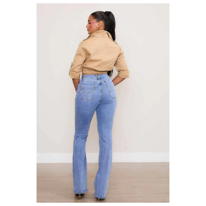 Western Embroidered Bootcut Jeans