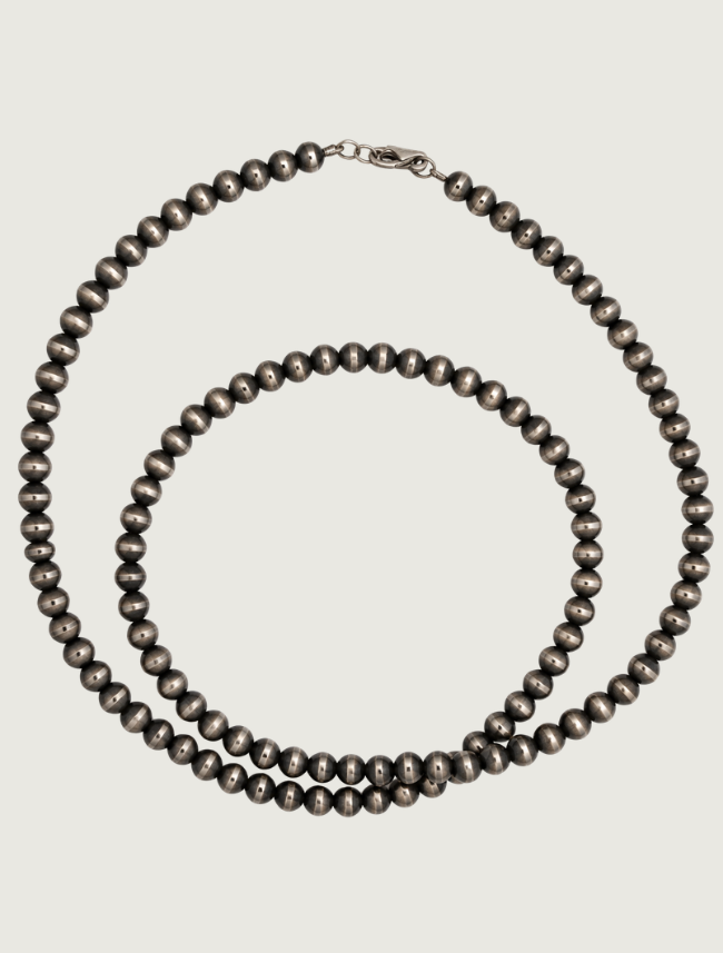 Silver Beaded Necklace