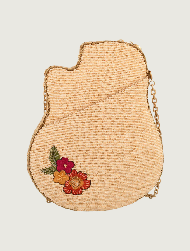 Mary Frances Garden Tour Guitar Crossbody Handbag