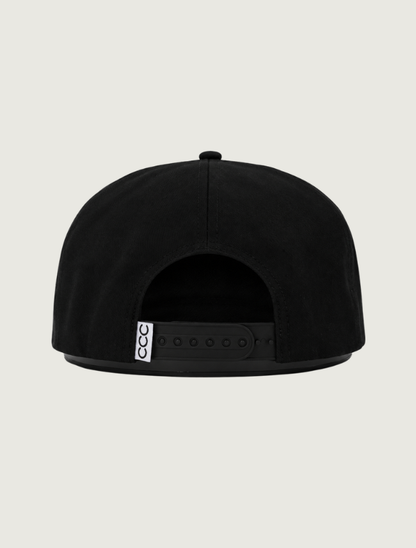 Cowboy Country Club Golfer Roped Hat in Black