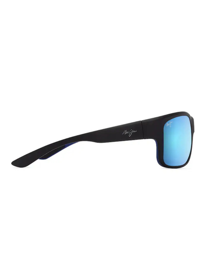 Maui Jim Southern Cross in Matte Black & Blue / Blue Hawaii