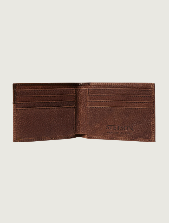 Stetson Men's Steer Head Bi-Fold Wallet