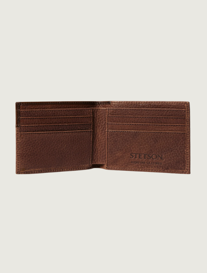 Stetson Men's Steer Head Bi-Fold Wallet