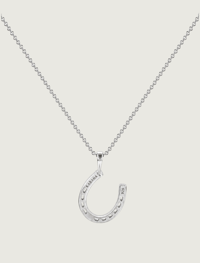 Kabana Sterling Silver Large Horseshoe Pendant