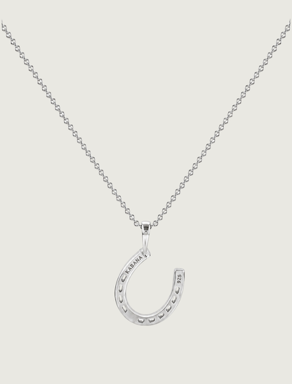 Kabana Sterling Silver Large Horseshoe Pendant
