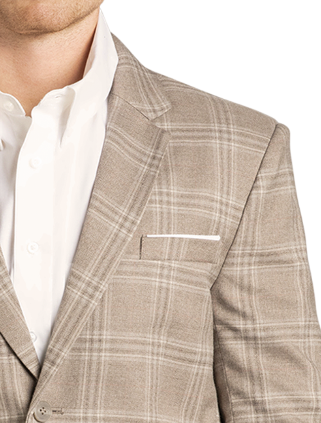 Rock & Roll Denim Men's Plaid Sport Coat