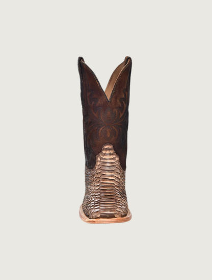 Corral Genuine Lamb & Python Square Toe Cowboy Boots
