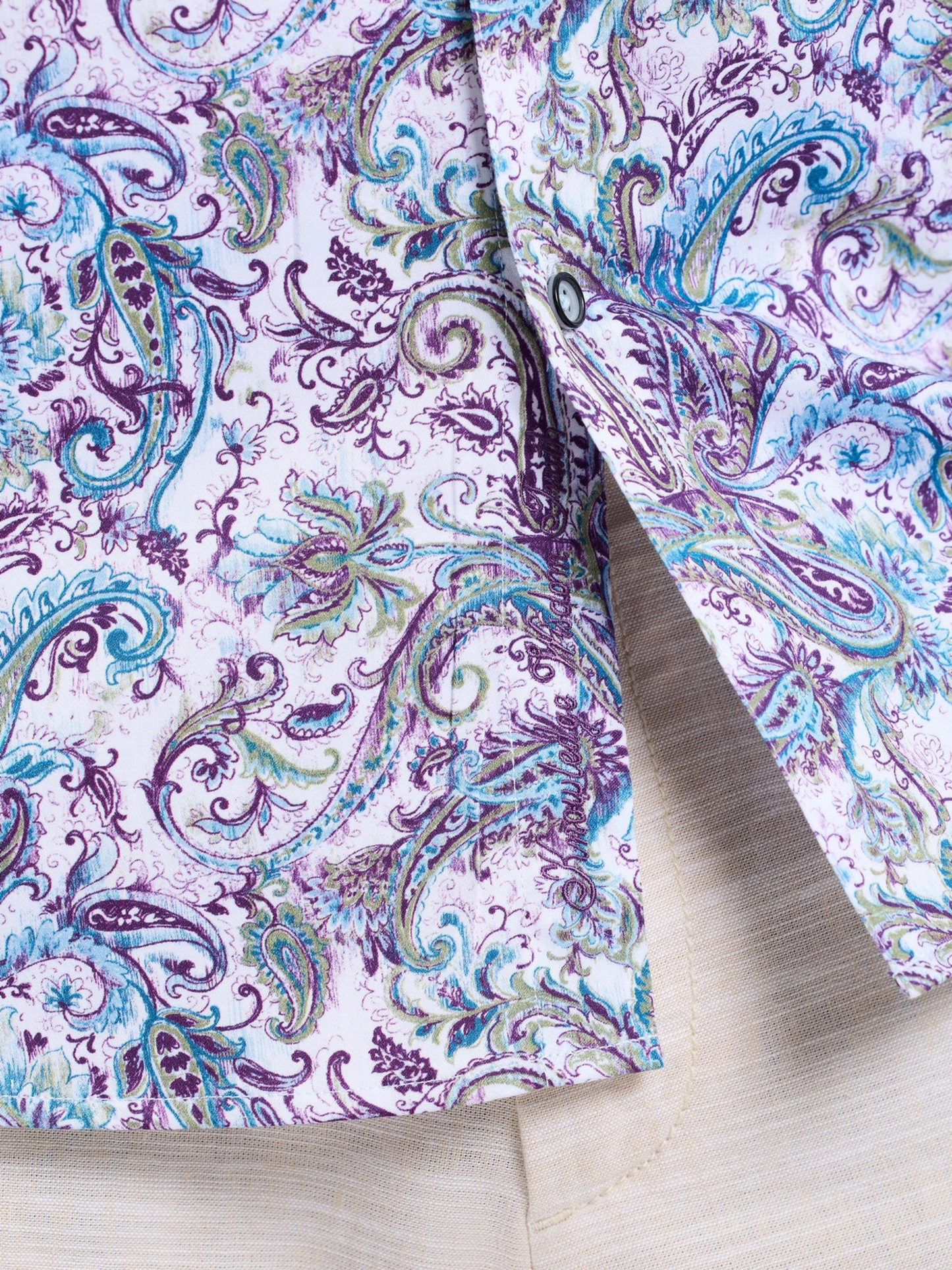 Robert Graham "Buckingham" Long Sleeve Button-Front Shirt