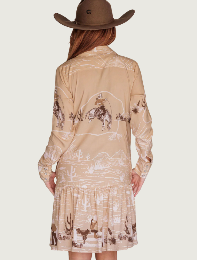 Lovlei Ranch Dakota Dress in Desert