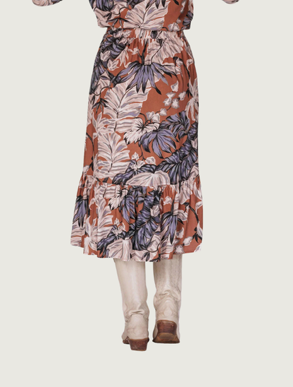 Lovlei Ranch Savannah Skirt in Capistrano Adobe