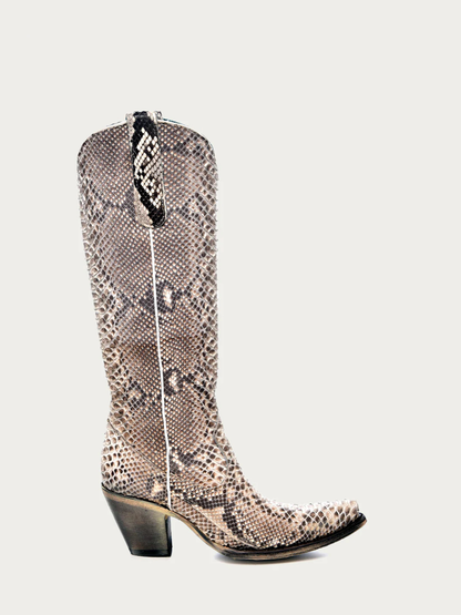 Corral Women's Genuine Full Python Tall Top Cowboy Boots