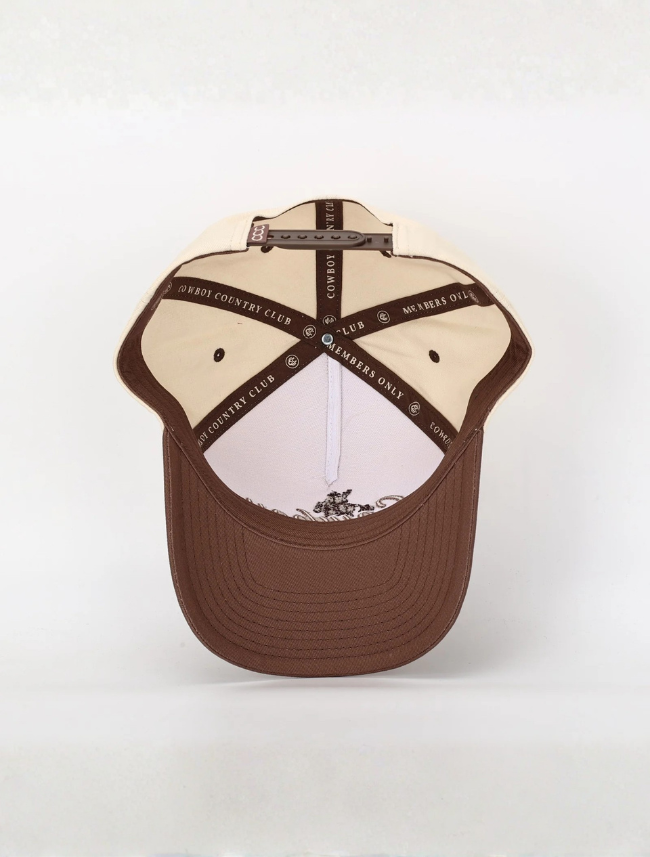 Cowboy Country Club Rodeo Golfer Hat in Brown