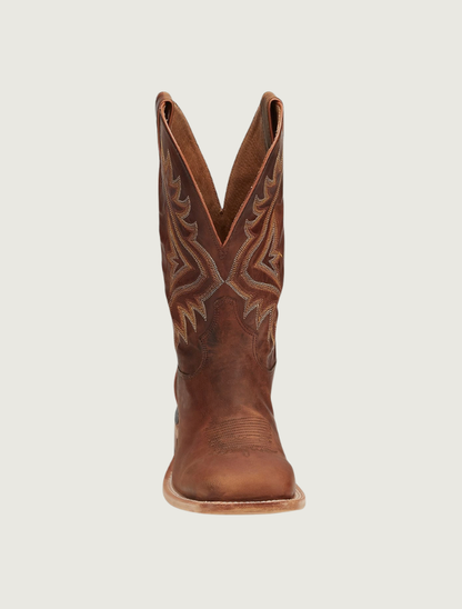 Tony Lama Avett Goat Cowboy Boots in Honey Brown