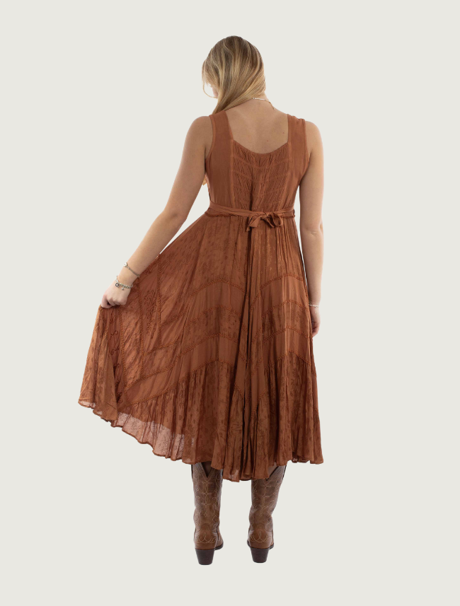 Scully Women's Lace-up Front Sleeveless Dress