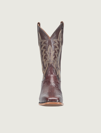 Justin Boots Reposado 12" Lizard Cowboy Boots