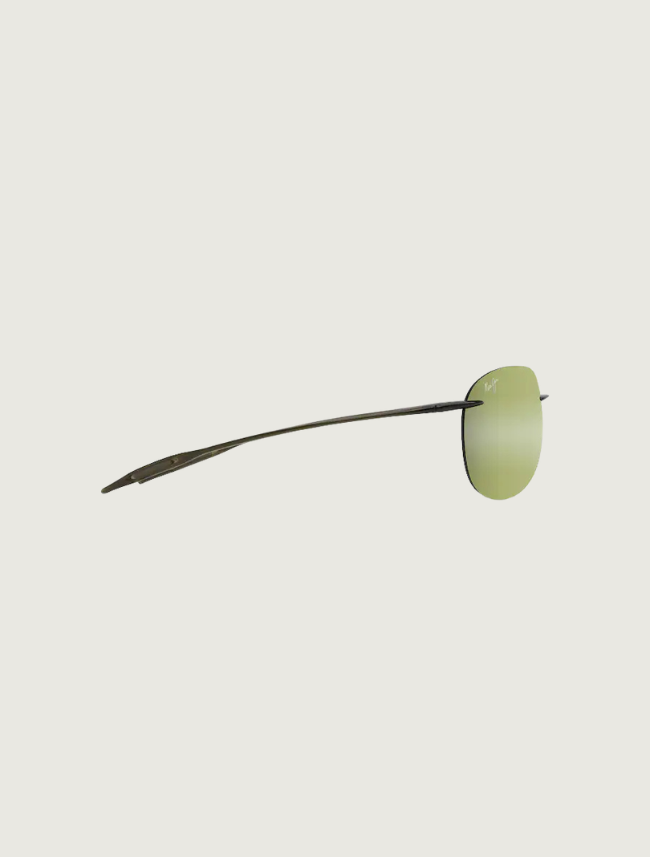 Maui Jim Sugar Beach in Shiny Transparent Khaki Green / Maui HT