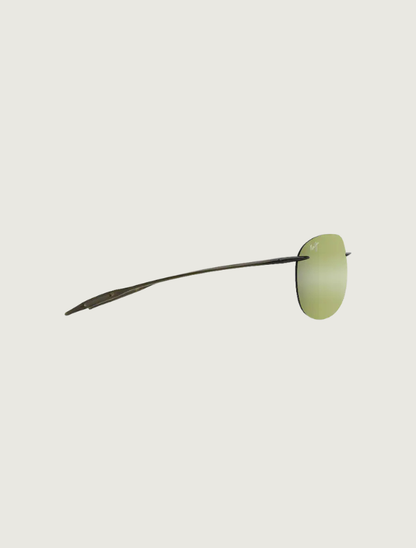 Maui Jim Sugar Beach in Shiny Transparent Khaki Green / Maui HT
