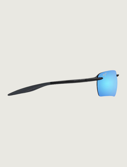 Maui Jim Ho'okipa Ultra G in Blue Hawaii / Shiny Black with Grey