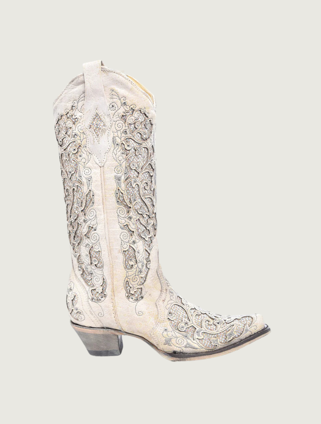 Corral White Wedding Cowgirl Boots