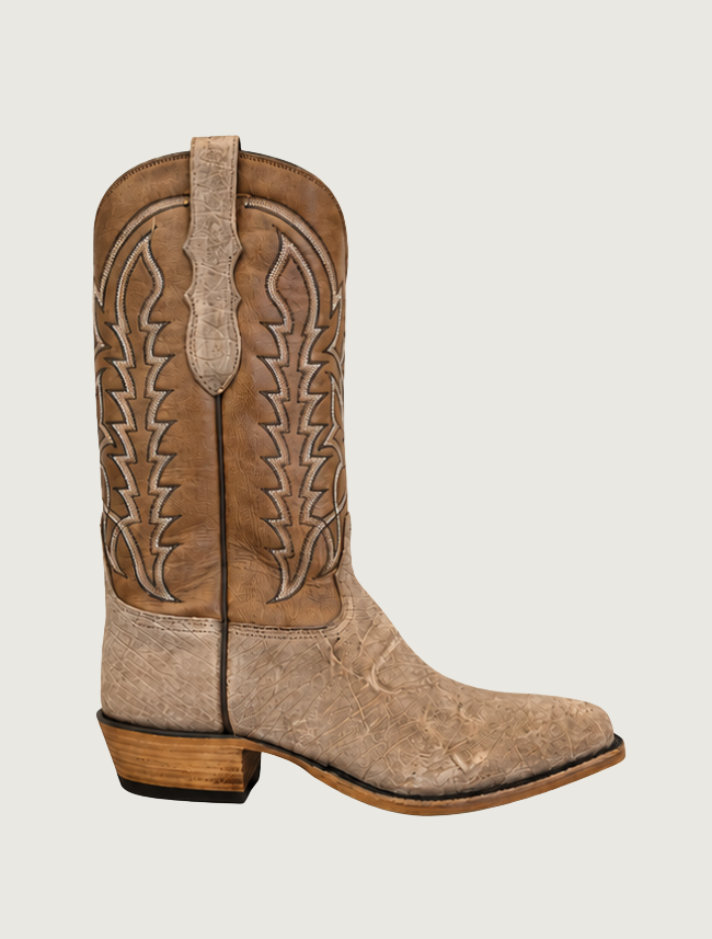 Tony Lama Hippo & Goat Leather Cowboy Boots