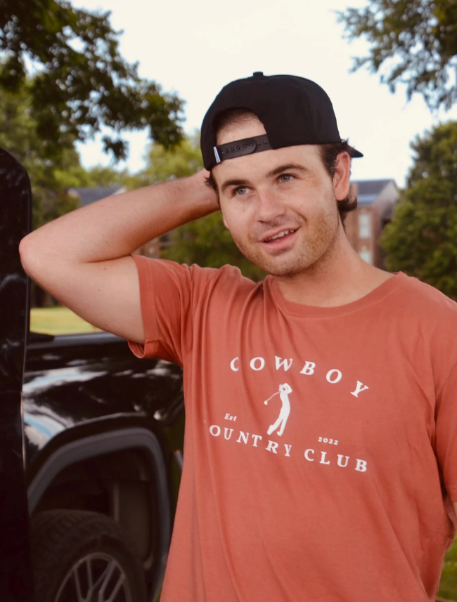 Cowboy Country Club Golfer Logo T-Shirt