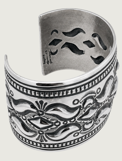 Darryl Becenti Sterling Silver Cuff Bracelet