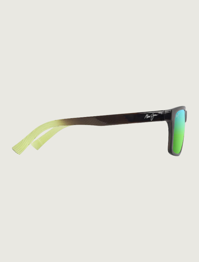 Maui Jim Kowelo in Maui Green / Shiny Transparent Dark Grey with Green