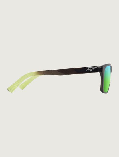 Maui Jim Kowelo in Maui Green / Shiny Transparent Dark Grey with Green