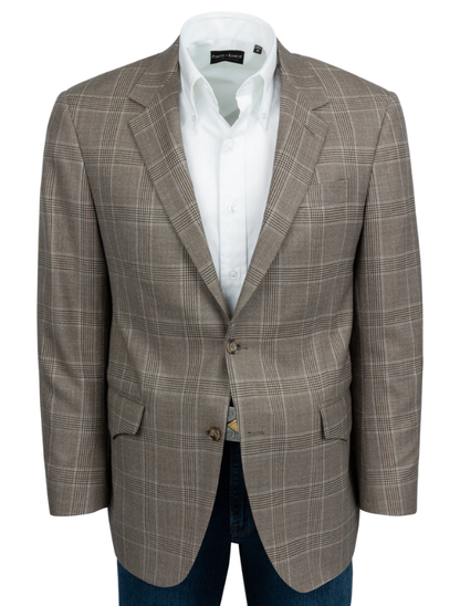 Pinto Ranch Tan Plaid Sport Coat