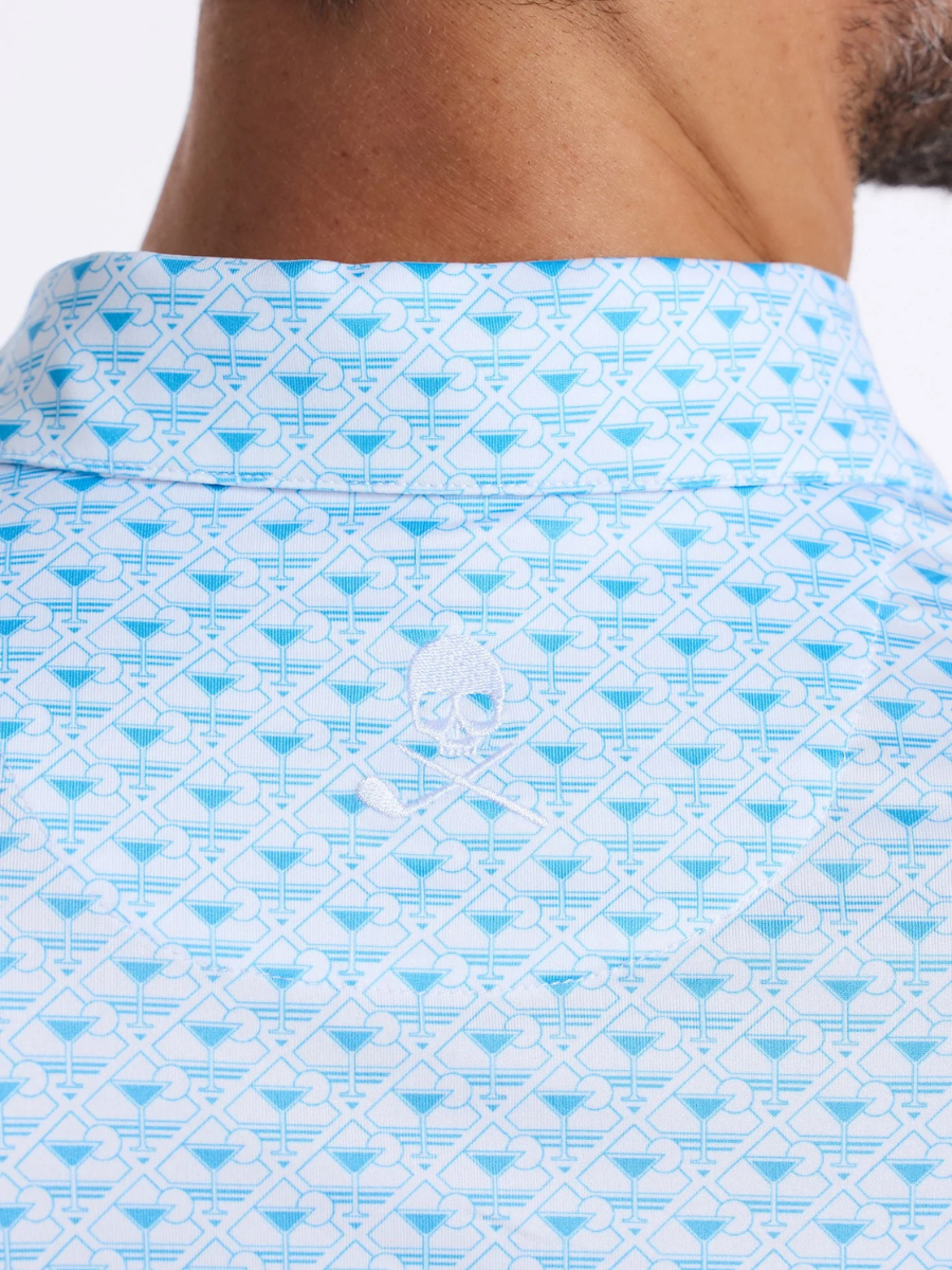 Robert Graham Links & Drinks Short Sleeve Polo