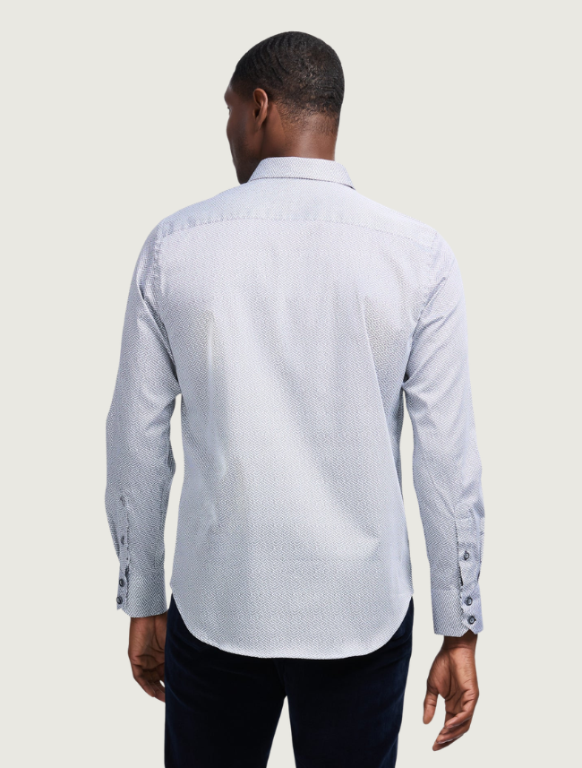 Robert Graham Men's Cheslyn Long Sleeve Button Down Knit Shirt