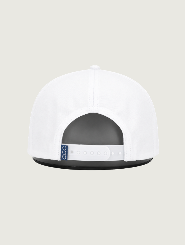 Cowboy Country Club Golfer Roped Hat in White
