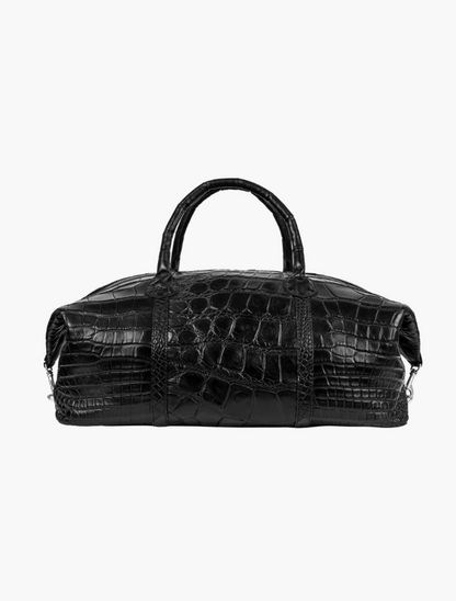 Maverick's Alligator Weekender Bag, Black